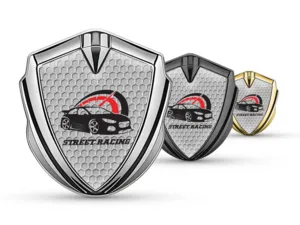 Custom Car Badge Racing Look Glossy Custom
